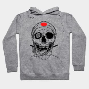 Kawaii Japanese Anime Skeleton Sushi Halloween Hoodie